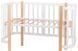 Ліжко Babyroom Місяць 120x60 білий / натуральний 625643 фото 5