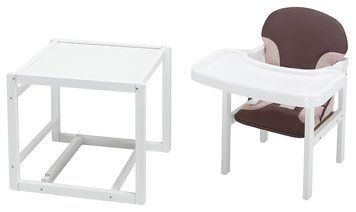 Стільчик-трансформер Babyroom Поні-240 білий шоколад / бежевий 625748 фото