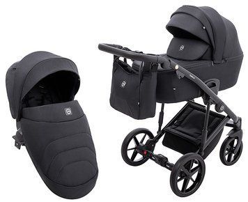 Коляска 2 в 1 Adamex Mobi Air Thermo New Lux TK-53 чорний 681088 фото