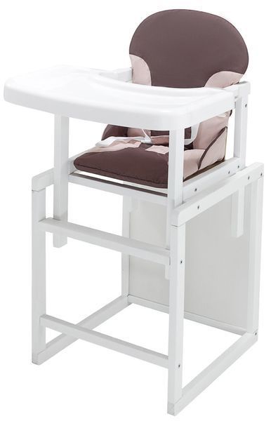 Стульчик-трансформер Babyroom Пони-240 белый шоколад / бежевый 625748 фото