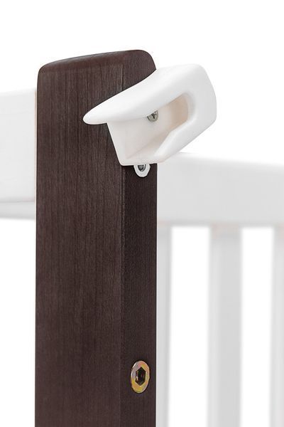 Кровать Babyroom Луна 120x60 белая/венге 625644 фото