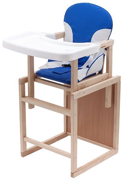Стільчик-трансформер Babyroom Поні-230 eko синій / білий 626186 фото