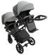Коляска 2 в 1 для двойни Bair Kiwi DUO ECO BKD-21/15 серый / графит 681043 фото 7
