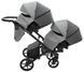 Коляска 2 в 1 для двойни Bair Kiwi DUO ECO BKD-21/15 серый / графит 681043 фото 6