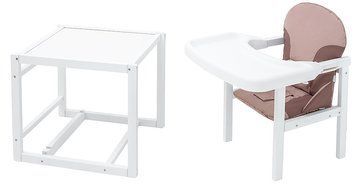 Стільчик-трансформер Babyroom Поні-240 білий капучино / шоколад 625750 фото