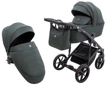 Коляска 2 в 1 Adamex Mobi Air Thermo New Lux TK-50 темно-зелений 681084 фото
