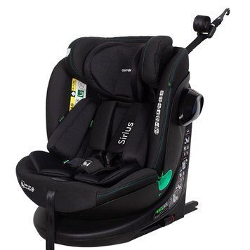 Автокрісло CARRELLO Sirius CRL-8808 Absolute Black i-Size 40-150см ISOFIX, поворот /1/ 105999 фото