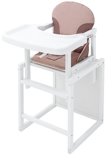 Стульчик-трансформер Babyroom Пони-240 белый капучино / шоколад 625750 фото