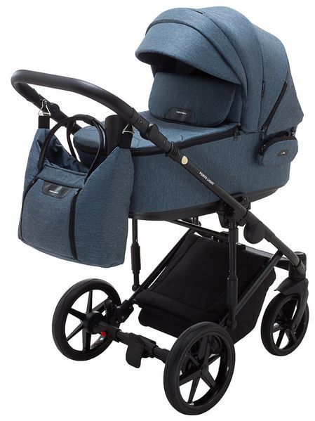 Коляска 2 в 1 Adamex Porto Light Tip TK-81 синий 625707 фото