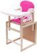 Стільчик-трансформер Babyroom Поні-230 eko рожевий / білий 626188 фото 2