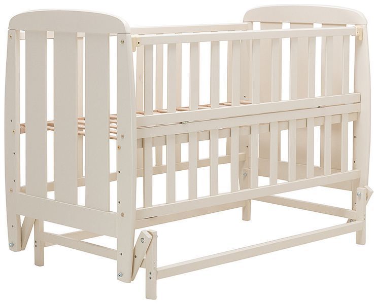 Ліжко Babyroom Кулька SH-02 маятник, відкидний бік бук слонова кістка 625944 фото