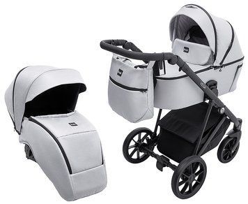 Коляска 2 в 1 Bair Vega Soft VS-01 stone серый 681057 фото