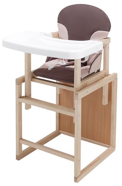 Стільчик-трансформер Babyroom Поні-230 eko шоколад / бежевий 625746 фото