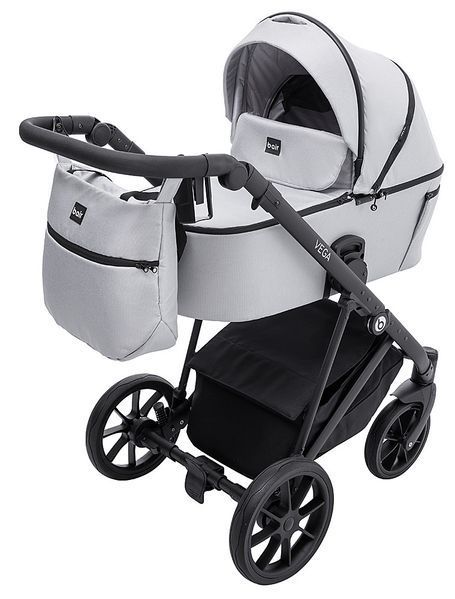 Коляска 2 в 1 Bair Vega Soft VS-01 stone серый 681057 фото