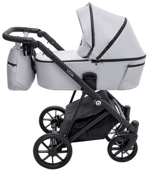 Коляска 2 в 1 Bair Vega Soft VS-01 stone серый 681057 фото