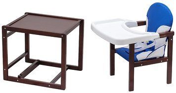 Стільчик-трансформер Babyroom Поні-220 тонований синій / білий 626189 фото