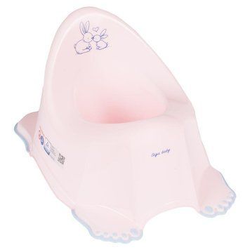 Горшок с антискользящим покрытием Tega LITTLE BUNNY Anti slip potty KR-001-104 powder pink (розовый) 681444 фото