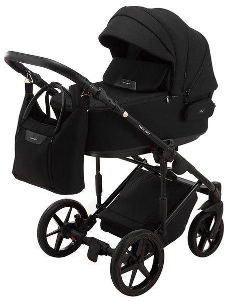 Коляска 2 в 1 Adamex Porto Light Lux TK-53 чорний 625710 фото