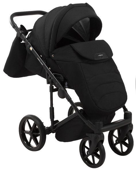 Коляска 2 в 1 Adamex Porto Light Lux TK-53 чорний 625710 фото
