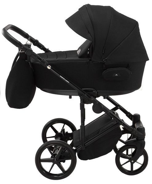 Коляска 2 в 1 Adamex Porto Light Lux TK-53 чорний 625710 фото