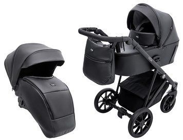 Коляска 2 в 1 Bair Vega ECO VE-12 черный 681068 фото