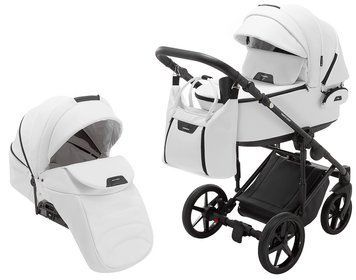 Коляска 2 в 1 Adamex Porto Light ECO SA-1 білий 625713 фото