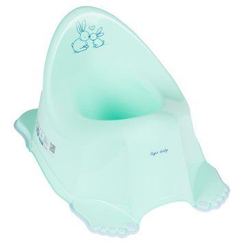 Горшок с антискользящим покрытием Tega LITTLE BUNNY Anti slip potty KR-001-105 mint (мятный) 681443 фото