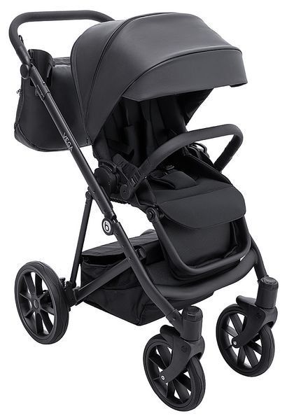 Коляска 2 в 1 Bair Vega ECO VE-12 черный 681068 фото