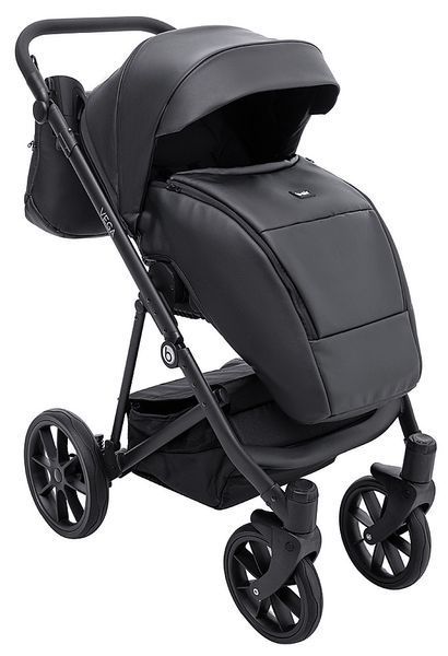 Коляска 2 в 1 Bair Vega ECO VE-12 черный 681068 фото