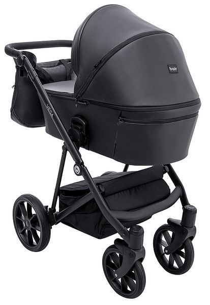 Коляска 2 в 1 Bair Vega ECO VE-12 черный 681068 фото