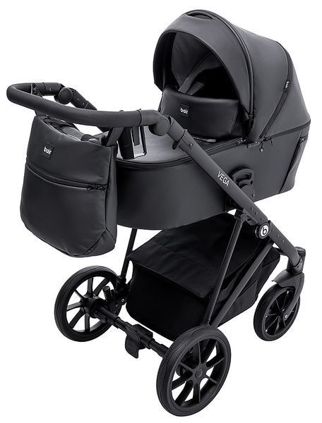 Коляска 2 в 1 Bair Vega ECO VE-12 черный 681068 фото