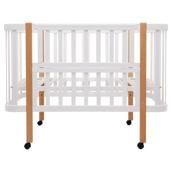 Ліжко Babyroom Місяць LU-1 білий / натуральний 681887 фото