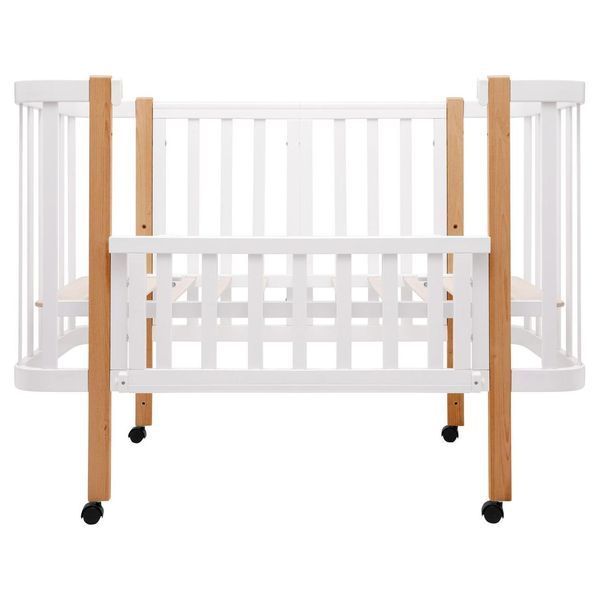 Ліжко Babyroom Місяць LU-1 білий / натуральний 681887 фото
