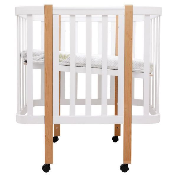 Ліжко Babyroom Місяць LU-1 білий / натуральний 681887 фото
