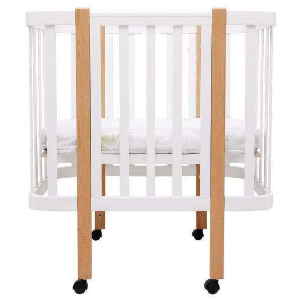 Ліжко Babyroom Місяць LU-1 білий / натуральний 681887 фото