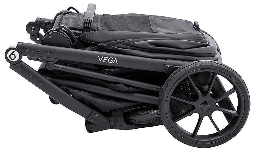 Коляска 2 в 1 Bair Vega ECO VE-12 черный 681068 фото
