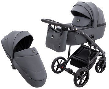 Коляска 2 в 1 Adamex Mobi Air Thermo New ECO SA-5 графіт 681097 фото