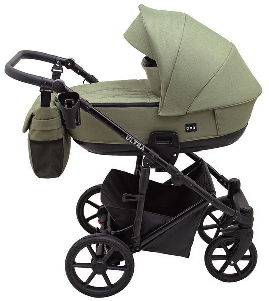 Коляска 2 в 1 Bair Ultra Soft U-816 оливковый 680620 фото