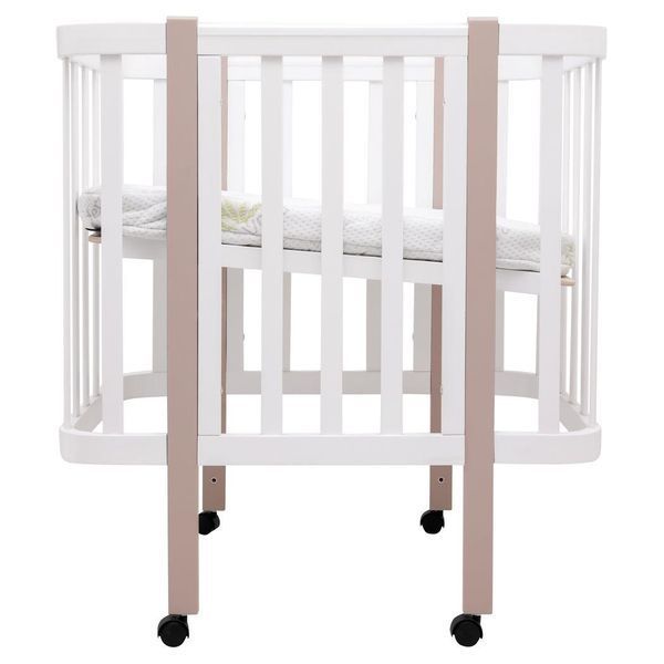 Ліжко Babyroom Місяць LU-1 білий / капучино 681886 фото