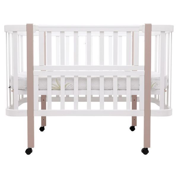 Ліжко Babyroom Місяць LU-1 білий / капучино 681886 фото
