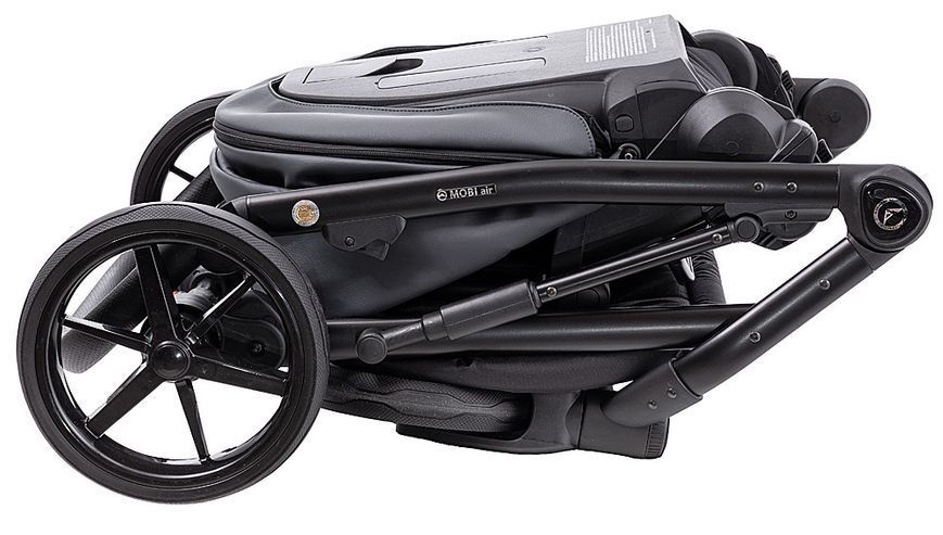 Коляска 2 в 1 Adamex Mobi Air Thermo New ECO SA-5 графіт 681097 фото