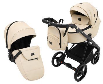 Коляска 2 в 1 Adamex Blanc Eco SA-8 бежевий 680711 фото