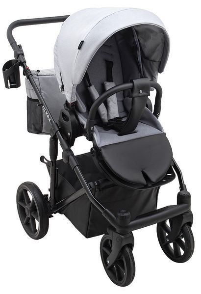 Коляска 2 в 1 Bair Ultra Soft U-218 серый 680622 фото