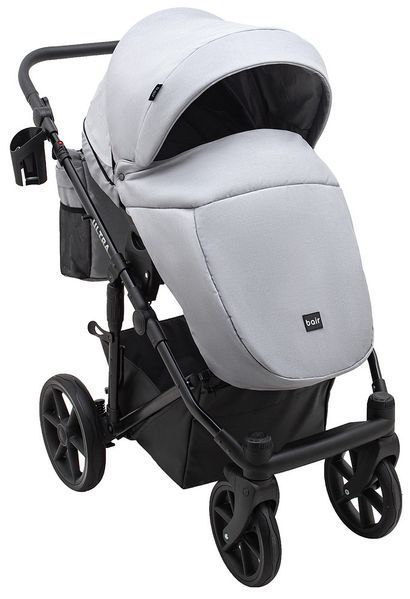 Коляска 2 в 1 Bair Ultra Soft U-218 серый 680622 фото