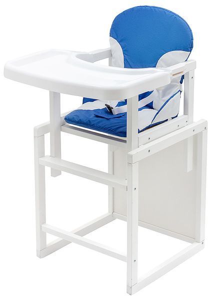 Стульчик-трансформер Babyroom Пони-240 белый синий / белый 680546 фото