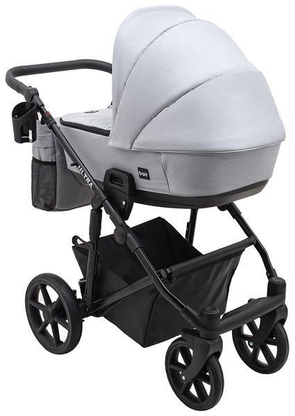 Коляска 2 в 1 Bair Ultra Soft U-218 серый 680622 фото