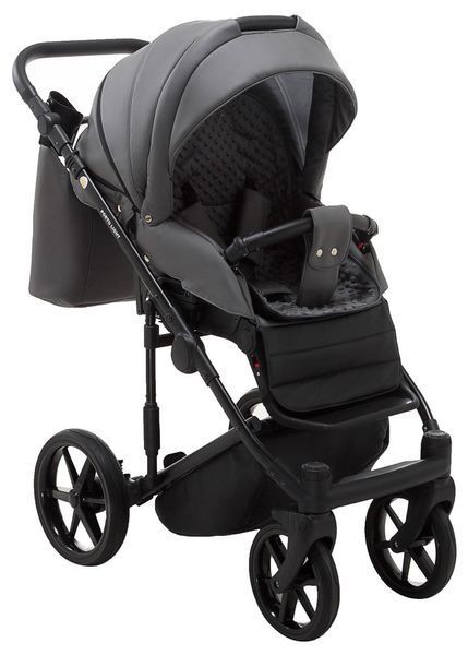 Коляска 2 в 1 Adamex Porto Light ECO SA-4 темно-сірий 625715 фото