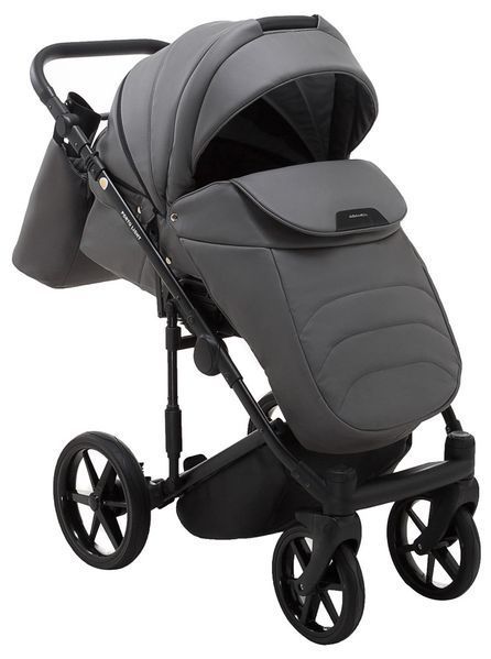 Коляска 2 в 1 Adamex Porto Light ECO SA-4 темно-сірий 625715 фото