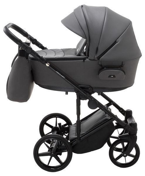 Коляска 2 в 1 Adamex Porto Light ECO SA-4 темно-сірий 625715 фото
