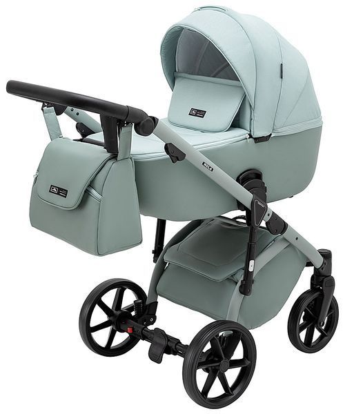 Коляска 2 в 1 Adamex Nola Natura 8 mint 681682 фото